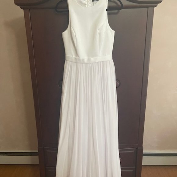 Alyce Paris Dresses & Skirts - Long Formal White Dress with Tulle